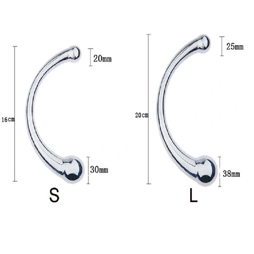 Hook Stainless Elegant Double 5858 Anal Steel Ended 1115